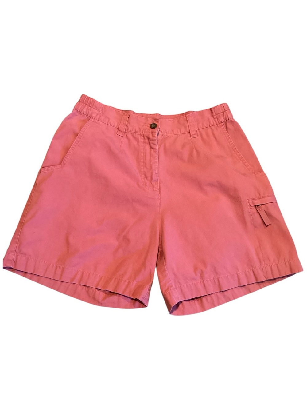 Y2K Woolrich Salmon‎ Pink Cargo Shorts Women’s Size 6 Gorpcore Outdoor